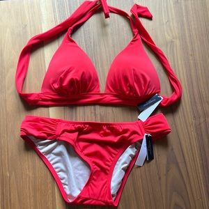 Victoria Secret Swim Halter Removable Push-Up Bikini Top and VS Swim Bottom